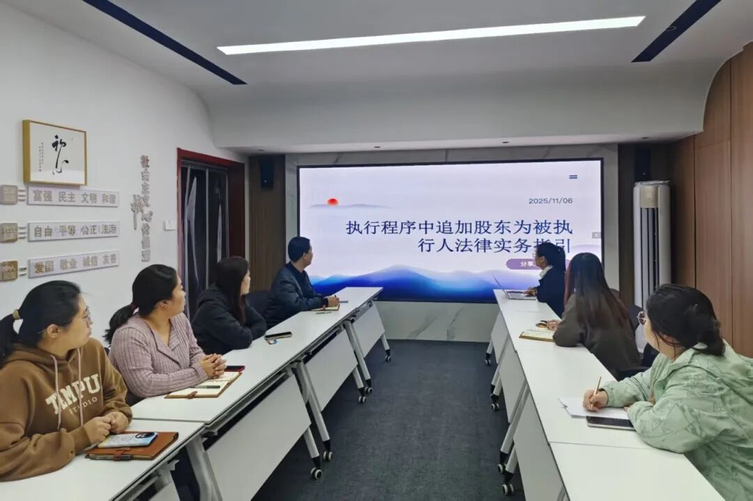 思昂讲堂第142期‖执行程序中追加股东为被执行人法律实务指引