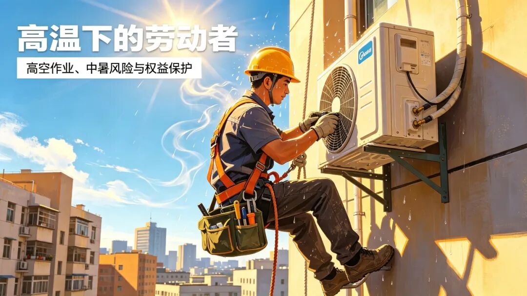 思昂说法‖40℃高温，高空作业的他，从来没领过防暑降温费
